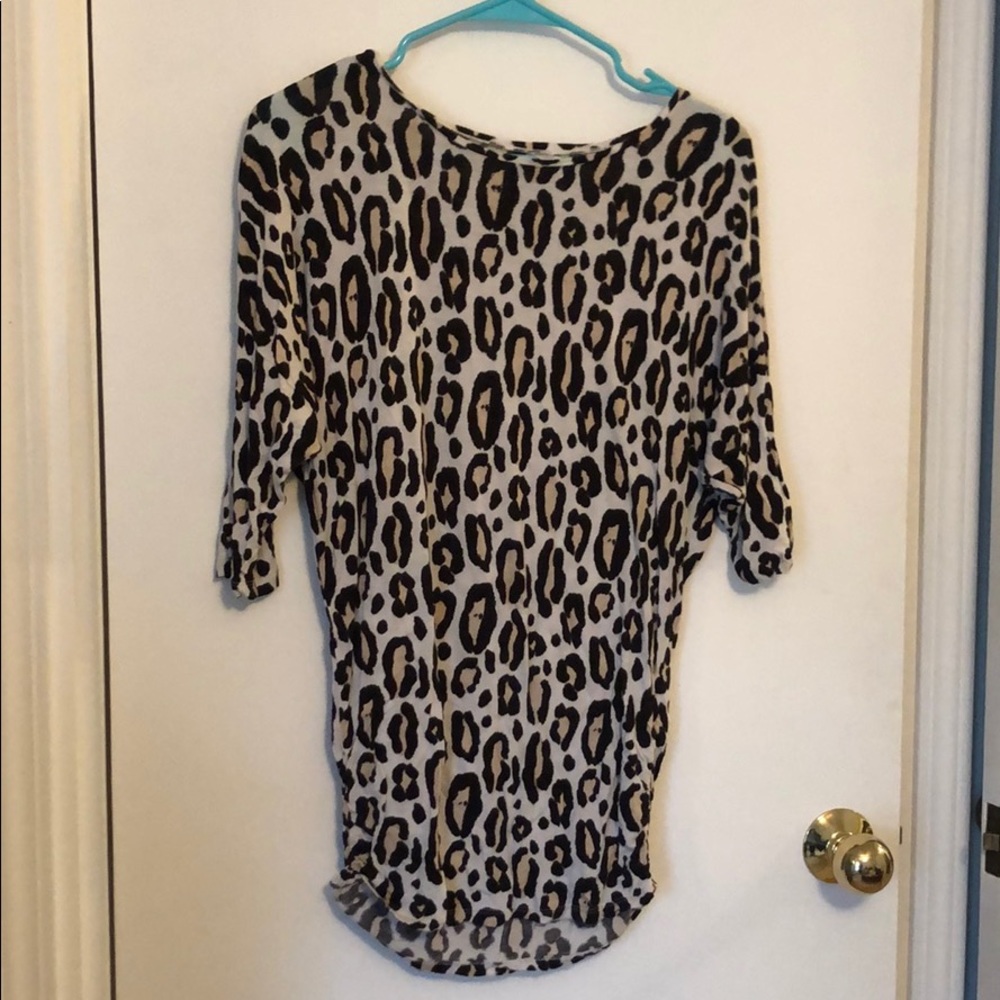 Leopard print tunic